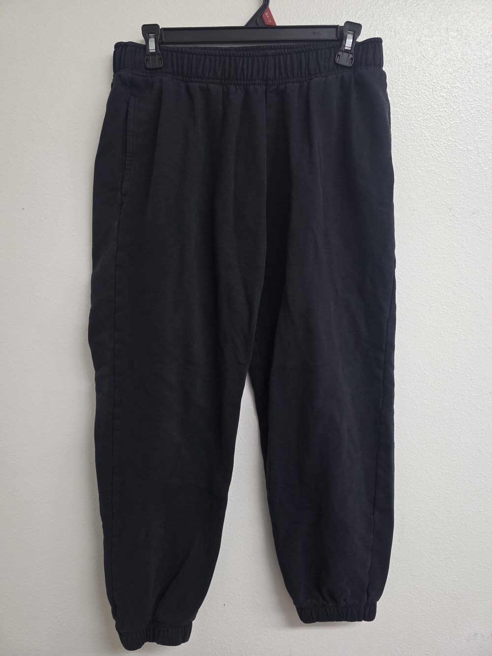 Aeropostale Black Elastic-Waist Joggers (0760)